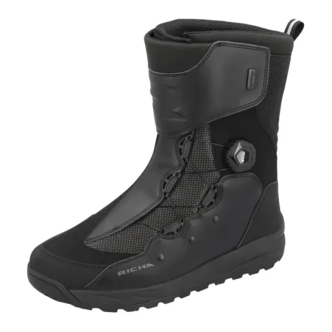 Richa ADVENTURE X-OVER MID ATOP WP BOOTS Black Clearance