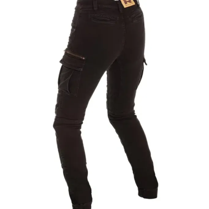 Richa APACHE TROUSERS WOMEN SHORT Black Fashion