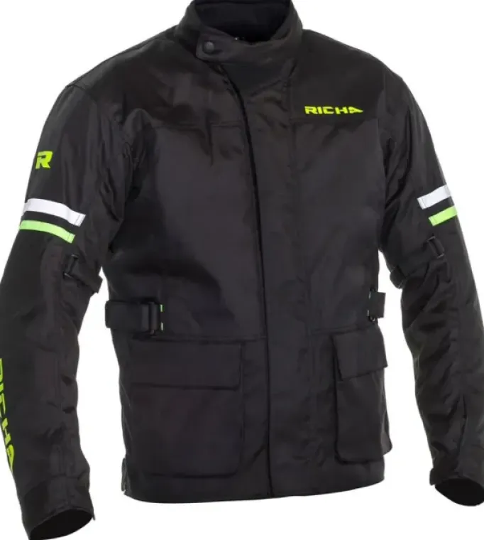 Richa BUSTER WP LONG JACKET Black Hot