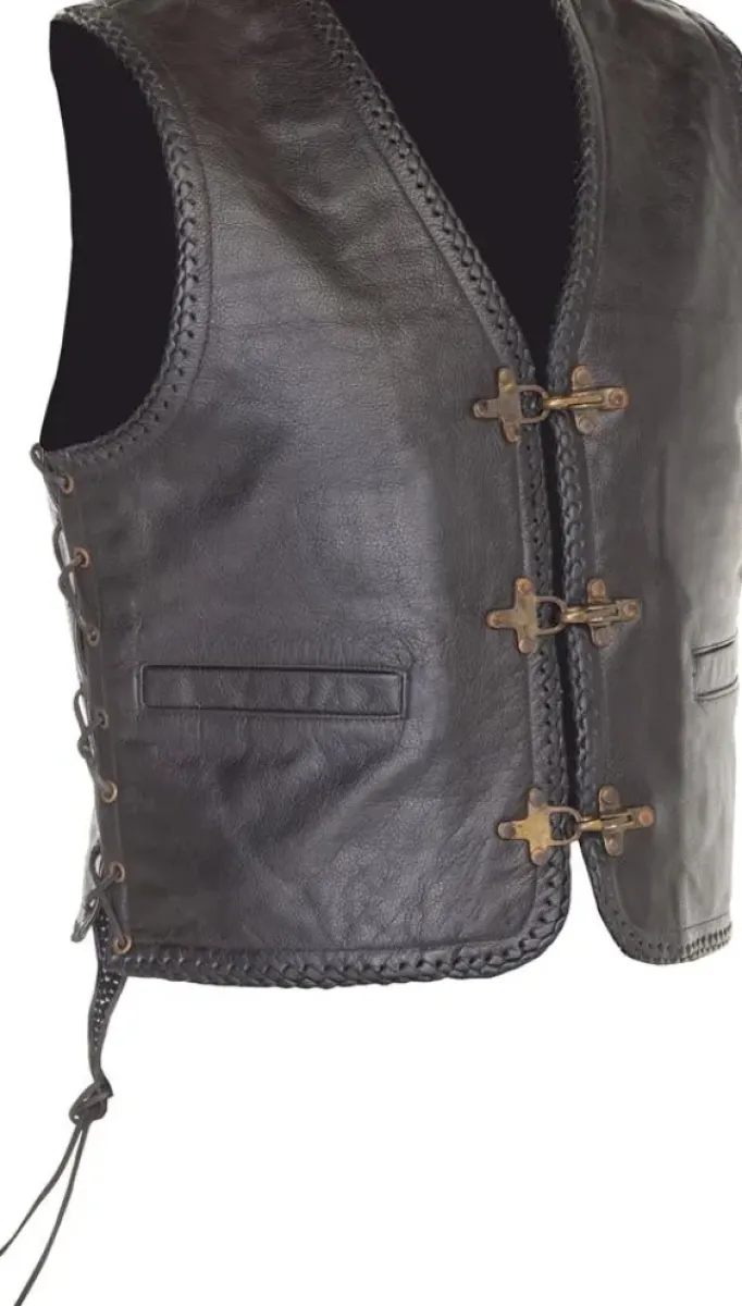Richa GILET SADIC WITH LACES Black Cheap