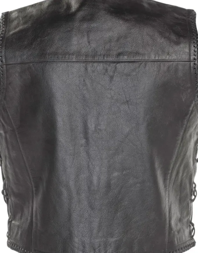 Richa GILET SADIC WITH LACES Black Cheap