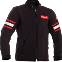 Richa TOULON 2 SOFTSHELL JUNIOR JACKET Black Hot